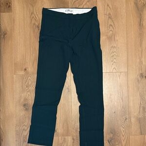 Slim Straight dark green Pants